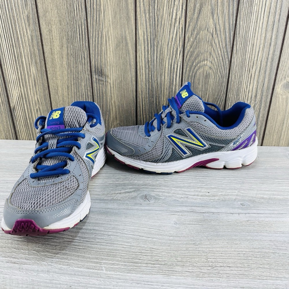New Balance Womens 450 V3 W450GV3 Gray Running Shoes Sneakers Size: 8